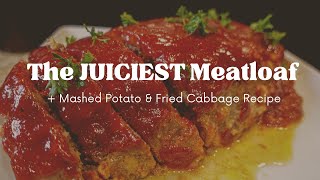 THE BEST MEATLOAF EVER  FULL DINNER OLDSCHOOL RECIPE TUTORIAL [upl. by Notle]