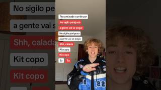 Canta Comigo  Sigilo Perigoso Dueto  TikTok Brasil Trend “Kit Copo a cliente comprou” shorts [upl. by Yenruogis]