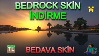 BEDAVA BEDROCK SKİN YÜKLEME  MİNECRAFT  TLAUNCHER PE  GÜNCEL [upl. by Irbmac201]