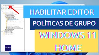 Habilitar Editor de directivas de grupo local gpeditmsc en Windows 11 Home [upl. by Arly]