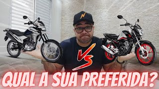 DE SUA OPINIÃO HONDA BROS 160 OU CG TITAN 160 QUAL A MELHOR ESCOLHA EM 2023 [upl. by Leaj]