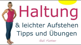 🧥 25 min für eine aufrechte Haltung und leichteres aufstehen vom Boden ohne Geräte [upl. by Myrna]