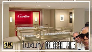 High End Luxury Cruise Ship Shopping 🤑 [upl. by Carleen180]