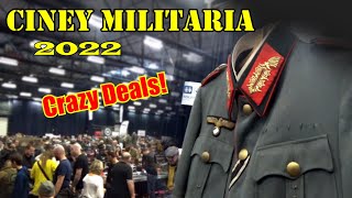 CINEY Militaria Fair 2022  The BIGGEST one in EUROPE Buying AWESOME WW2 stuff for KILLER Prices [upl. by Nahgam272]