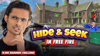 HIDE amp SEEK in Free Fire 😨 Bermuda ൽ HIDE amp SEEK കളിച്ചപ്പോൾ 😂 RASHIQ DB [upl. by Margalit]