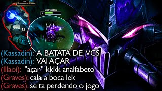 O JOGO DA MINHA VIDA DE KASSADIN JUNGLE FOI DIFÍCIL KKKKKKKKK [upl. by Etti]