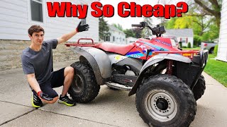 I Bought The CHEAPEST 4x4 ATV And Fixed It In 10 Minutes [upl. by Annaitsirhc]