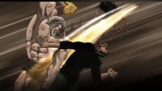 Kaiou retsu defeats Dorian  English dubbed  baki Anime crossover defense euro demon slayer tesla [upl. by Popper]