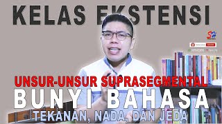 UNSUR UNSUR SUPRASEGMENTAL BUNYI BAHASA TEKANAN NADA amp JEDA [upl. by Illom162]