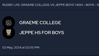 Graeme college vs Jeppe Boysrugby sports motivation sarugby rhino highschoolsports rhino [upl. by Aneed]