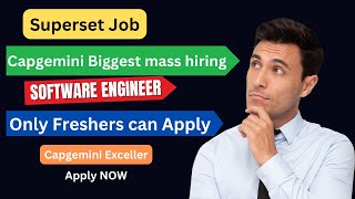 Capgemini New Superset Mass Hiring  Off Campus Drive 202320242025 Batch  Apply ASAP [upl. by Booma423]