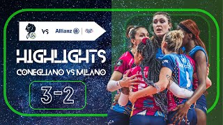 HIGHLIGHTS  Imoco Conegliano  Allianz Vero Volley Milano Super Final CEV Champions League [upl. by Belshin]