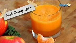 How to Make Fresh Orange Juice [upl. by Eiramaneet]