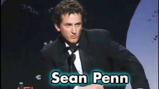 Sean Penn Salutes Jack Nicholson at the AFI Life Achievement Award [upl. by Yruy280]