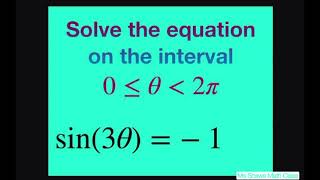 How to solve a trigonometric equation with secant [upl. by Dett]