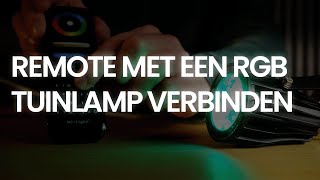 Hoe koppel je een afstandsbediening aan een LED RGB tuinlamp [upl. by Anees]