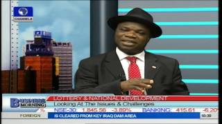 Business Morning Lottery Industry Needs To Be Automated  Adolphus Ekpe PT2 [upl. by Notnil702]