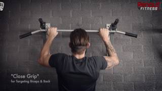 Wall Mounted Chin Up Bar by BRUTEforce® [upl. by Hike]