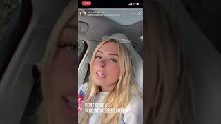 Corinna Kopf gets a MASSAGE  2020  Instagram Story [upl. by Whitney]