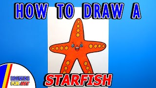 How To Draw A Starfish [upl. by Elsinore]