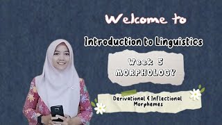 Derivational vs Inflectional Morphemes  Intro Morphology [upl. by Kowalski897]