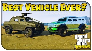 GTA 5 Heist Online  HVY INSURGENT vs INSURGENT PICKUP Best Vehicle Ever Added GTA V Heists [upl. by Clarance]