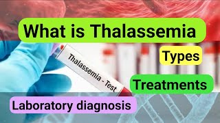 What is Thalassemia  TypesAlpha amp Beta thalassemia Laboratory diagnosis treatments [upl. by Inalak]