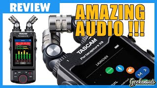 Tascam Portacapture X8 High Resolution MultiTrack Audio Recorder Unboxing amp First Look [upl. by Redleh]