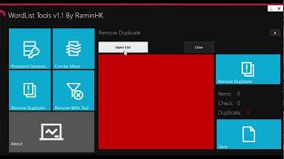 WordList Tool V11 Password Generator For BruteForce [upl. by Sudnor329]