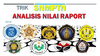 Trik Membaca peluang lulus SNMPTN dengan Analisis Nilai Raport  Nilai naiktetap atau TurunIPA [upl. by Alisander]