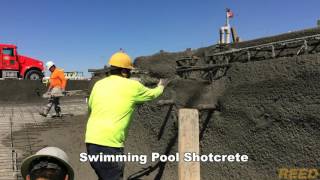 REED B50HPS Shotcrete Pump  Two Nozzles One Pump [upl. by Reteid]