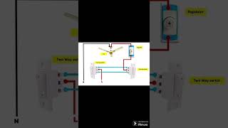 Fan Wiring Connection Diagram fanconnection fanwiring househack technology automobile tech [upl. by Eruza]