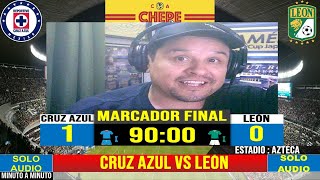 CRUZ AZUL VS LEÓN EN VIVO jornada 14 apertura 2023 [upl. by Korb]