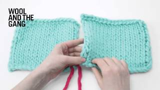 How to invisibly seam knitting [upl. by Anthea]