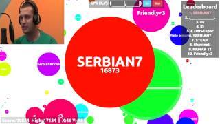 Agario sa FANOVIMA ep2 50663 HighScore Srpski Gameplay ☆ SerbianGamesBL ☆ [upl. by Fondea]