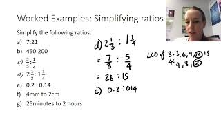 Simplifying Ratios [upl. by Osbourne]