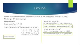 Méthodes dexercices groupes et sousgroupes [upl. by Gregory]