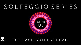 Deep Sleep  396Hz Solfeggio  Release Guilt amp Fear  Black Screen [upl. by Ecikram]