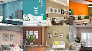 Modern living room color combinations 2024 home interior wall painting colours ideas [upl. by Errol629]