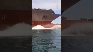 Super huge vessel being Launched [upl. by Stilu793]