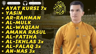 🔴La voix touchante dAyat Kursi 7x Sourate Yasin Ar Rahman Waqiah Al Mulk Kahfi Ikhlas Falaq [upl. by Kirchner]