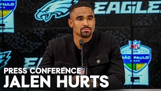 Postgame Press Conference Jalen Hurts  Green Bay Packers vs Philadelphia Eagles [upl. by Aborn464]