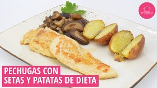 Pechugas con Setas y Patatas una Delicia de Combinaciones [upl. by Nueovas]