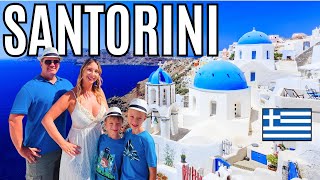 SANTORINI Most Beautiful GREEK Island Exploring the CROWDED Village of Oia  VLOG 2023 [upl. by Ng]