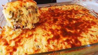 RECEITA DO ALMOÇO DE DOMINGO  ARROZ DE FORNO FÁCIL E SUPER RECHEADO [upl. by Maeve418]