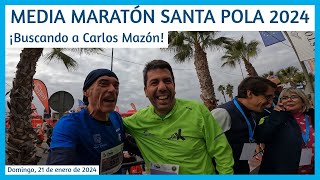 Media Maratón Internacional Villa de Santa Pola 2024  Salida [upl. by Annahoj]