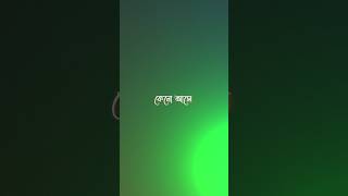 Keno Ase Din Toke Kache Na Pawar 🦋 lyricsedit sadsong youtubeshorts banglasong [upl. by Arata693]