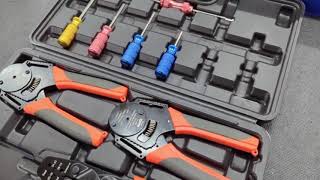 iCrimp Closed Barrel Crimper Deutsch Connector Crimping Tool Kit [upl. by Particia]