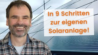 In 9 Schritten zur eigenen Solaranlage [upl. by Norling]