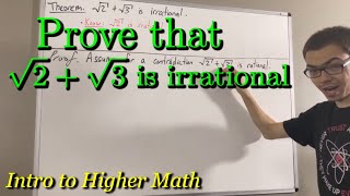 Prove that sqrt2  sqrt3 is irrational ILIEKMATHPHYSICS [upl. by Danelle]